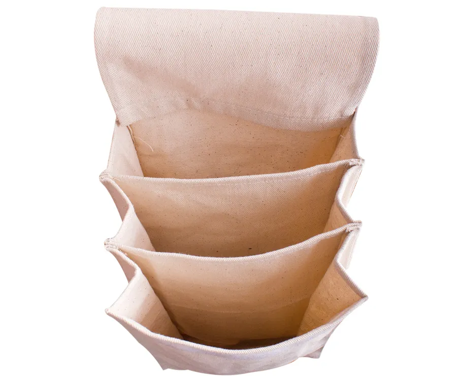 CANVAS GLOVE BAG 3COMPARTMENT