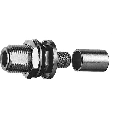 Telegartner N bulkhead jack crimp G37 crimp/crimp