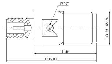 Huang Liang SMA Female to SMB Male Adapter