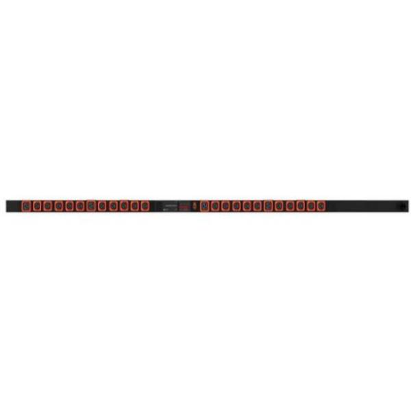 Vertiv Geist CI10037L Metered Vertical PDU, 16A, 230V, 0U, 20x IEC C13, 4x C19 outputs, 3m IEC60309