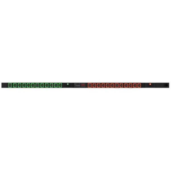 Vertiv Geist CI10038L Metered Vertical PDU, 32A, 230V, 0U, 20x IEC C13, 4x C19 outputs, 3m IEC60309