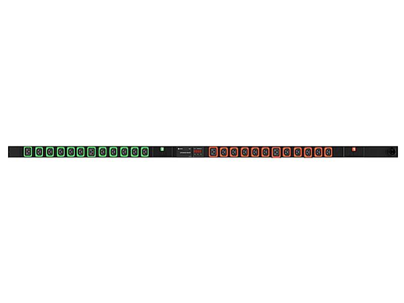 Vertiv Geist CI30000L Monitored Vertical PDU, 32A, 230V, 0U, 20x C13, 4x C19 output, 3m IEC60309 1P+