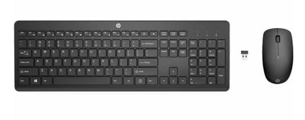 HP 235 USB Wireless Keyboard & Mouse Combo 2.4GHz 12 Function keys Chiclet Comfortable Low Noise 1600DPI Mouse Light Weight Long Battery ~18H24AA
