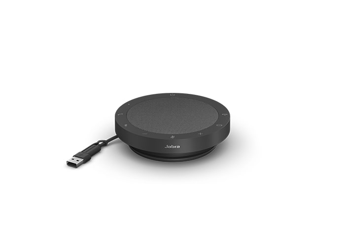 Jabra, Speak2 55, UC, Speakerphone, Connect via Wired USB - USB-A/ USB-C and to Mobile via Bluetooth, Battery Life Lasts Up to 12 Hours