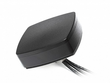2J Phoenix 4G-5G WiFi Ultraband 2x2 MIMO + GNSS 3-Port Combo Stud Antenna, 617 to 5925 MHz, 2m