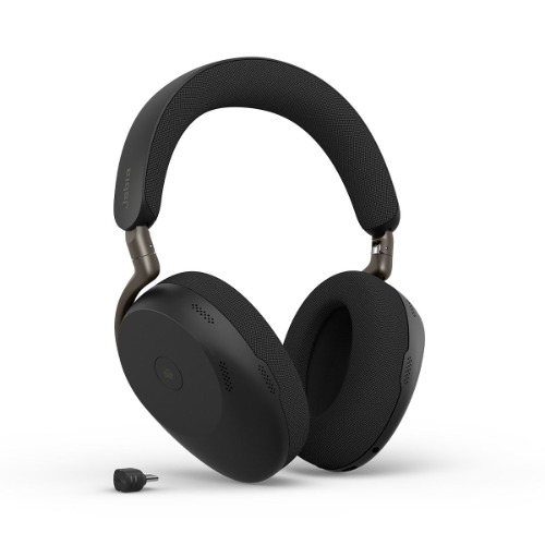 Jabra Evolve3 85 wireless headset, Bluetooth, Advanced ANC, 6 MEMS microphones, Teams certified, 120hr battery, USB dongle, Link390C BT, USB-C