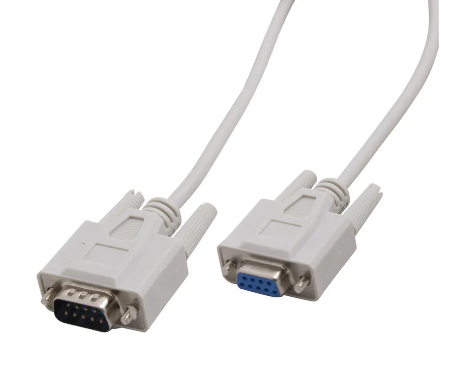 CABLE SERIAL EXTENSION DB9M-DB9F 2M