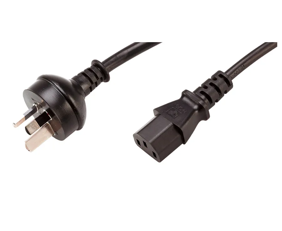 CABLE 3-PIN AU TO IEC C13 BLK 2M