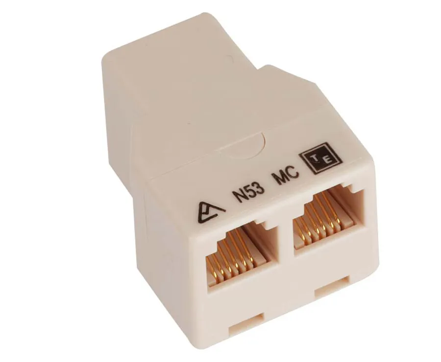 COUPLER RJ12 T F-F-F ADAPTOR