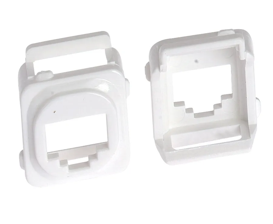 JACK ADAPTOR WHITE 10 PACK