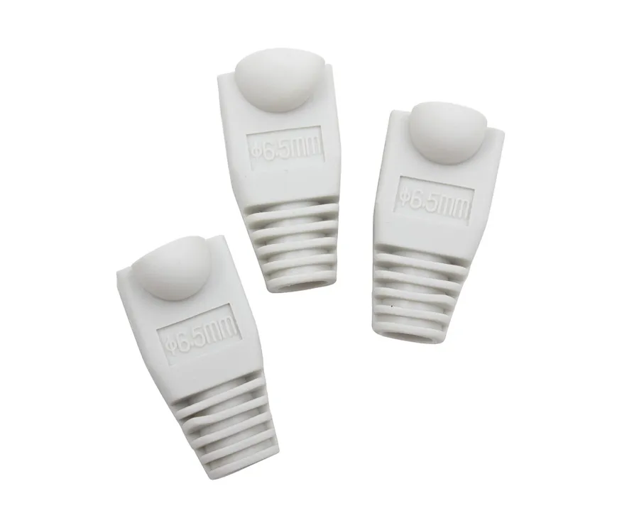 STRAIN RELIEF BOOT RJ45 GREY 10PK