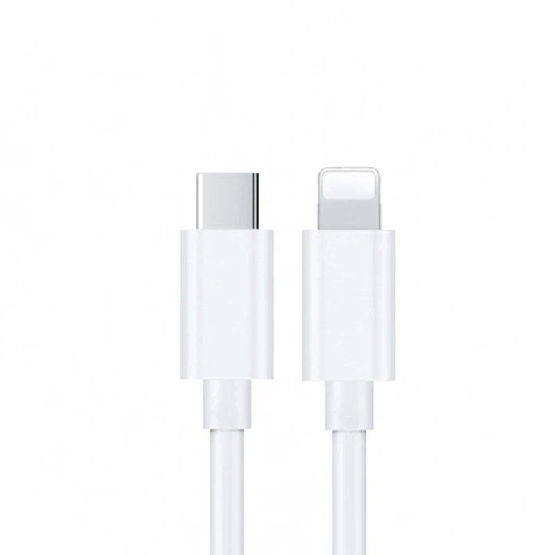 USP Lightning to USB-C Fast Charge Cable (1M) White - Support 2.4A,480Mbps Transfer, Universal iOS Compatibility, 5 Years Warranty