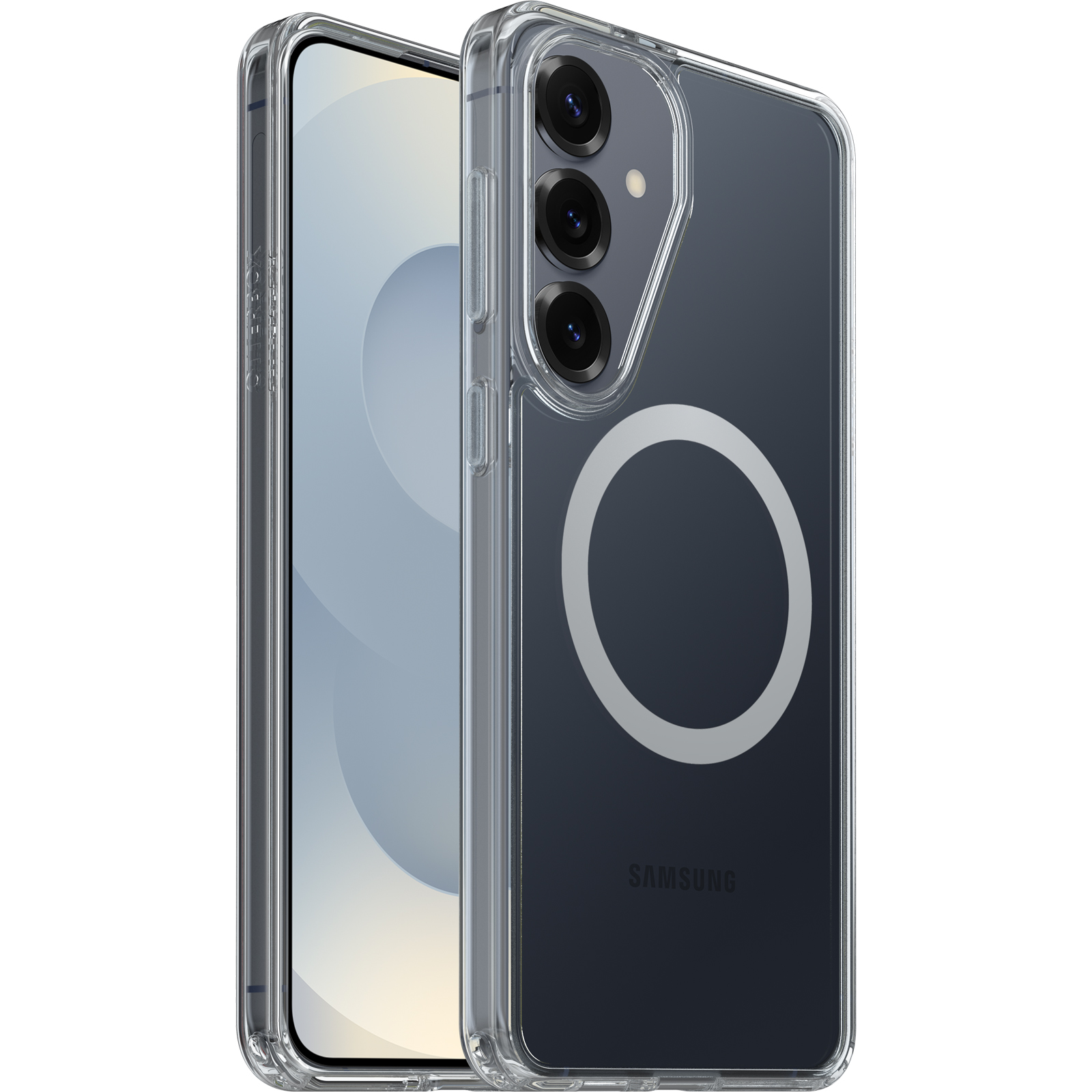 OtterBox Symmetry Clear Magnets Samsung Galaxy S26+ 5G (6.7') Case Clear -No Retail Packaging- (77-000005),DROP+ 3X Military Standard,7 Years Warranty