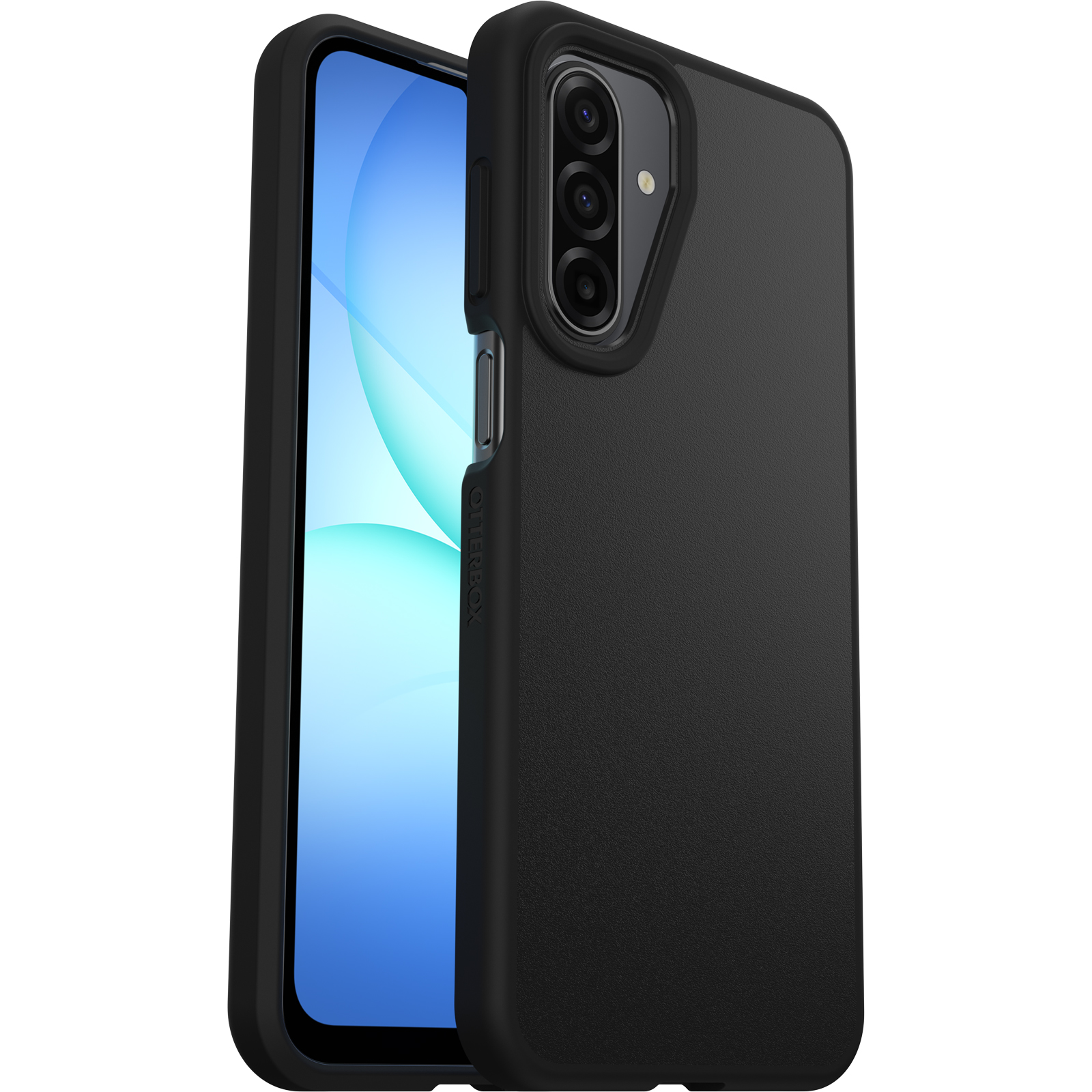 OtterBox React Samsung Galaxy A18 / A17 / A17 5G / A16 5G (6.7') Case Black - (77-001368), DROP+ Military Standard Raised Edges , 7 Years Warranty