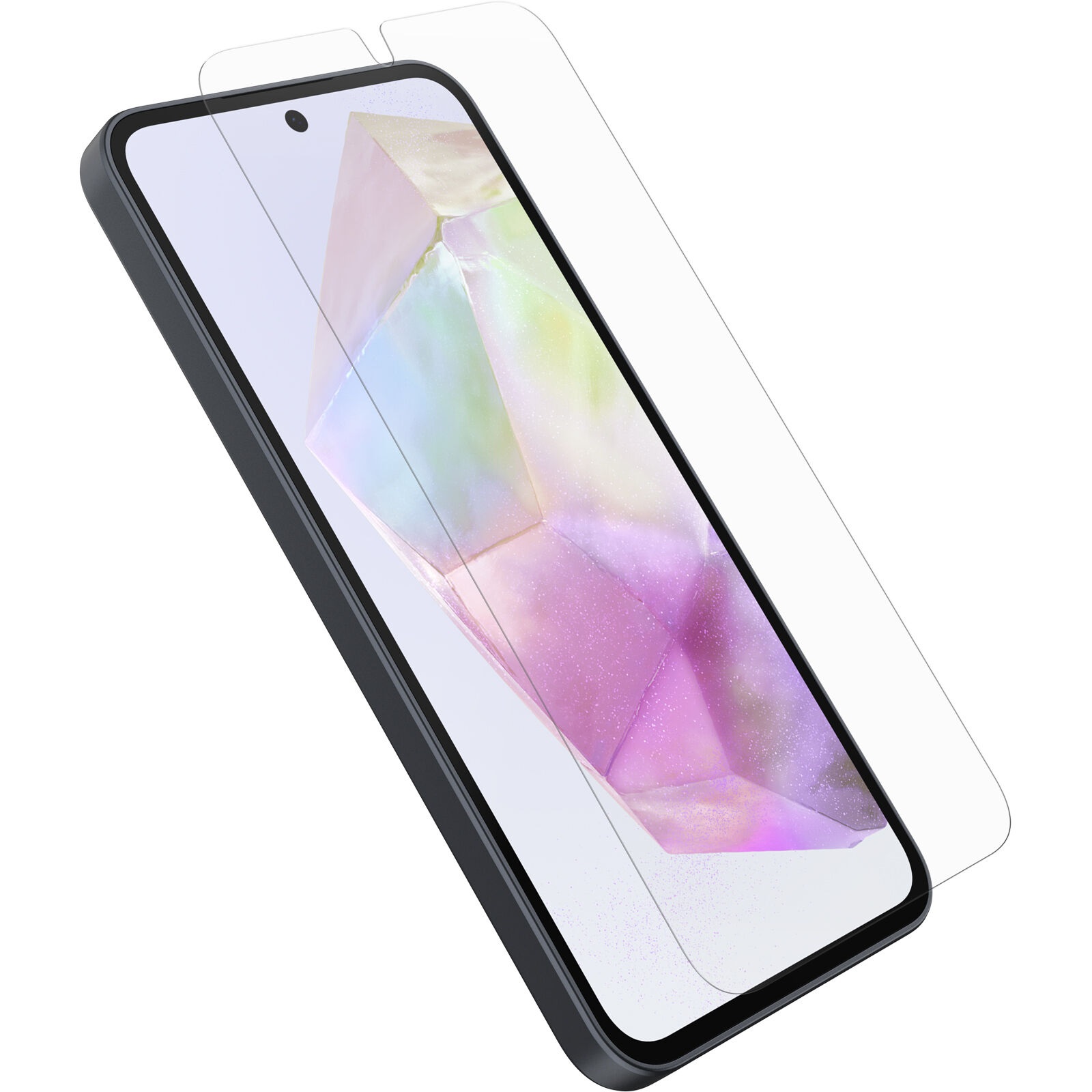 OtterBox Glass Samsung Galaxy A35 5G (6.6') Screen Protector Clear - (77-95478), Drop Protection, Anti-Scratch, Flawless Touch, 2 Years Warranty