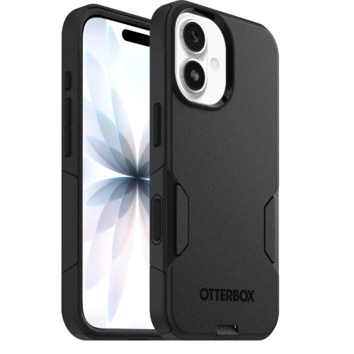 OtterBox Commuter Apple iPhone 17 (6.3') Case Black - (77-98294), DROP+ 3X Military Standard, Pocket Friendly, Hassle-Free, 7 Years Warranty