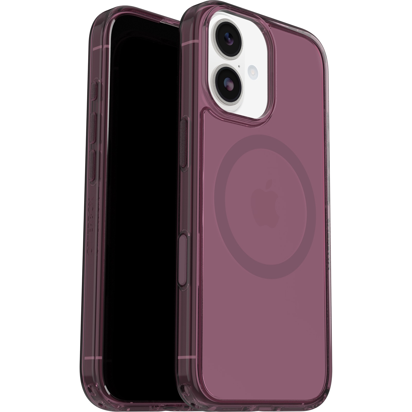 OtterBox Symmetry Clear MagSafe Apple iPhone 17 (6.3') Case Purple Mystery (Clear)-(77-98797),DROP+ 3X Military Standard,Raised Edges,7 Years Warranty