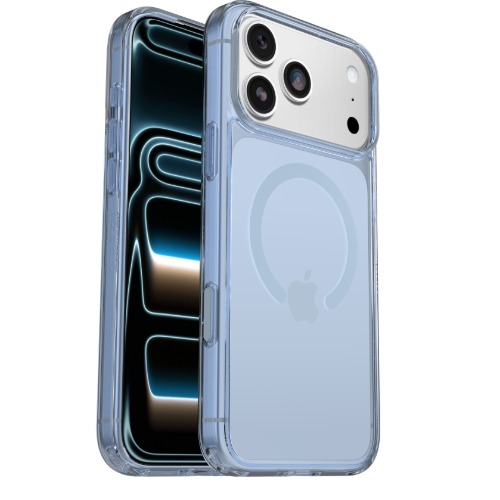OtterBox Symmetry Clear MagSafe Apple iPhone 18 Pro Max /17 Pro Max (6.9') Case Blue Bliss (Clear) (77-98874), 7 Years Warranty