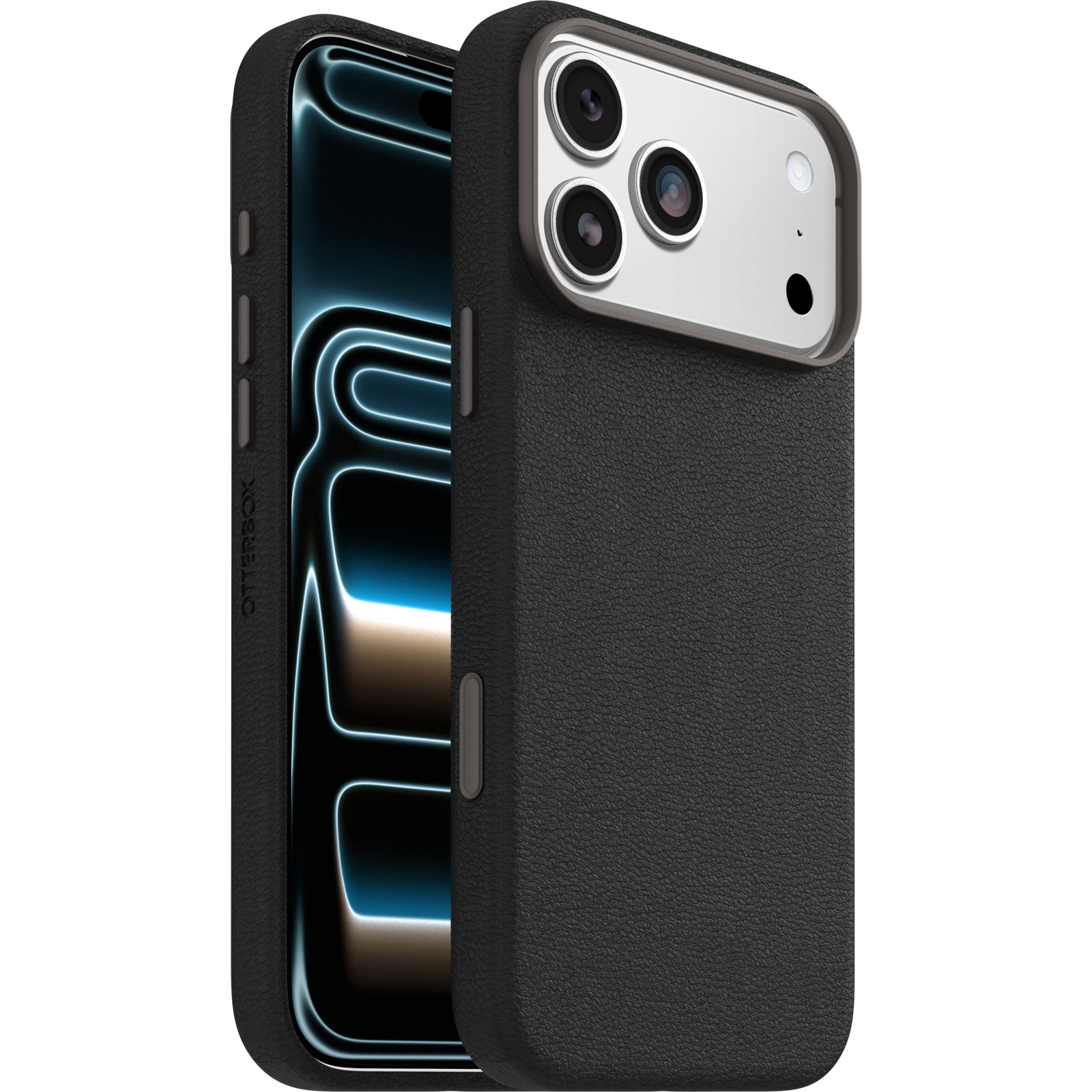 OtterBox Symmetry Cactus Leather MagSafe Apple iPhone 18 Pro Max /17 Pro Max (6.9') Case Blue- (77-99069), DROP+ 3X Military Standard, 7 Years Warrant