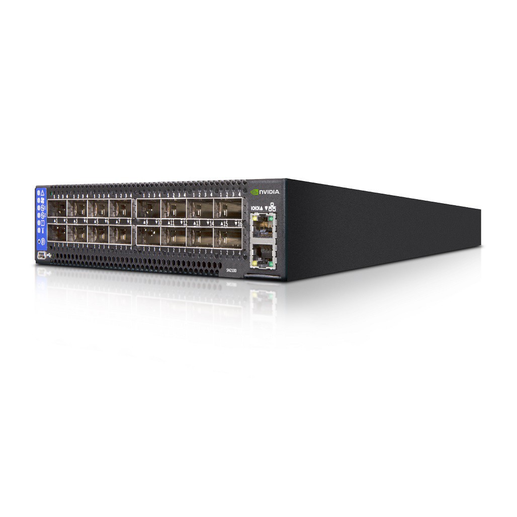NVIDIA x 16-Port Switch Cumulus C2P