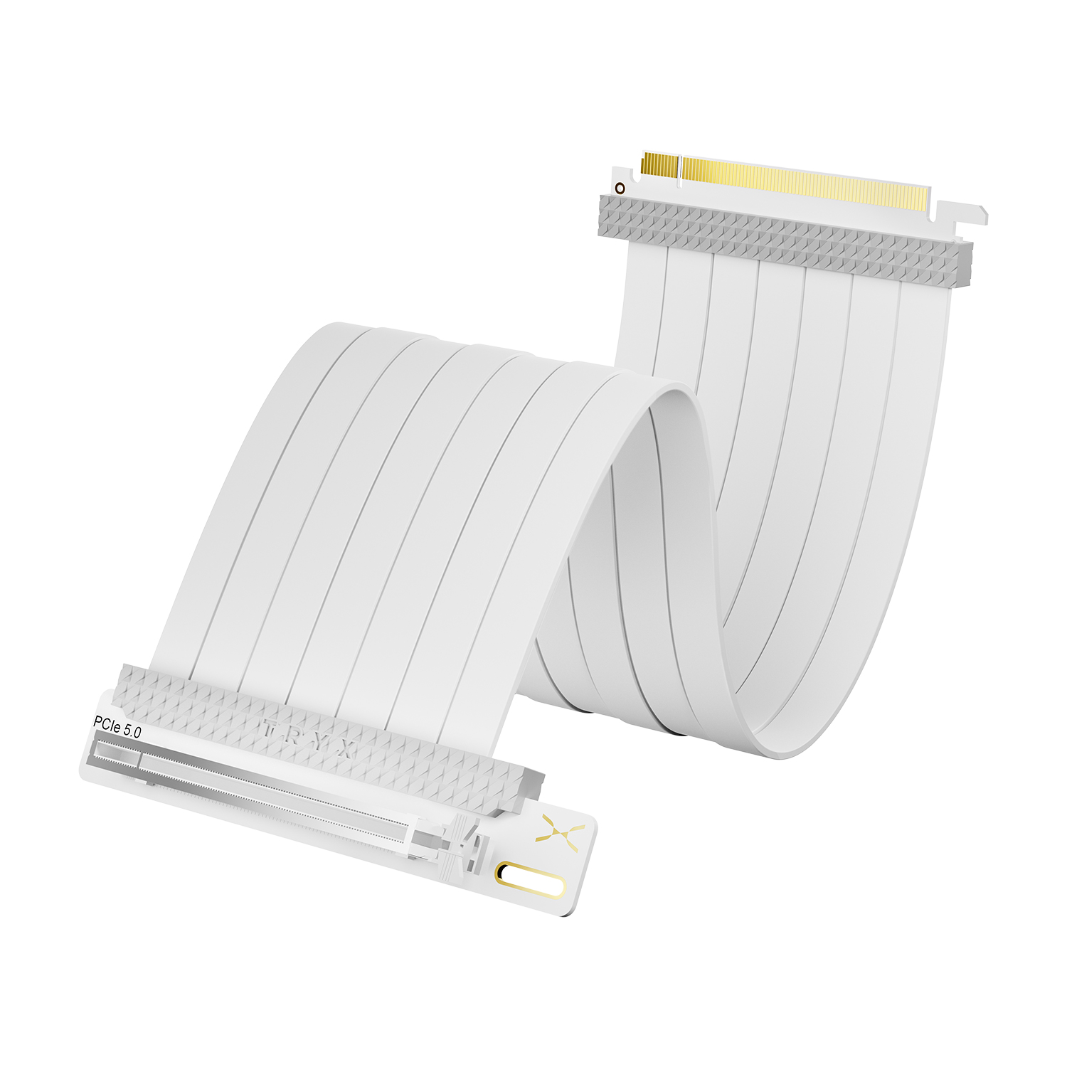 TRYX STRING PCIe 5.0 RISER CABLE 200mm WHITE