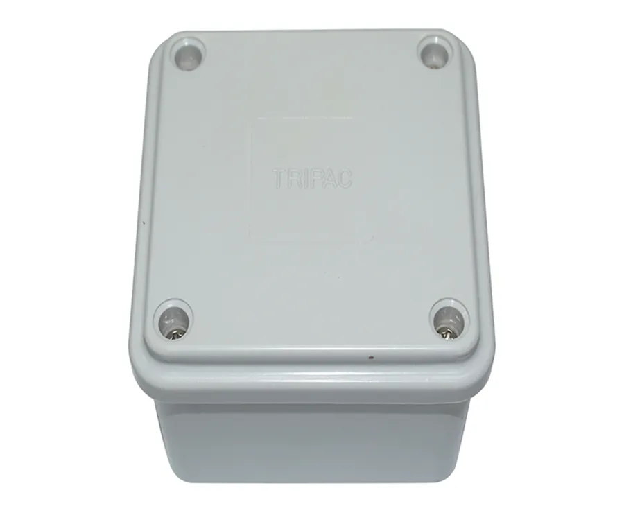 ADAPTABLE BOX PVC 100 X 100 X 50MM GREY