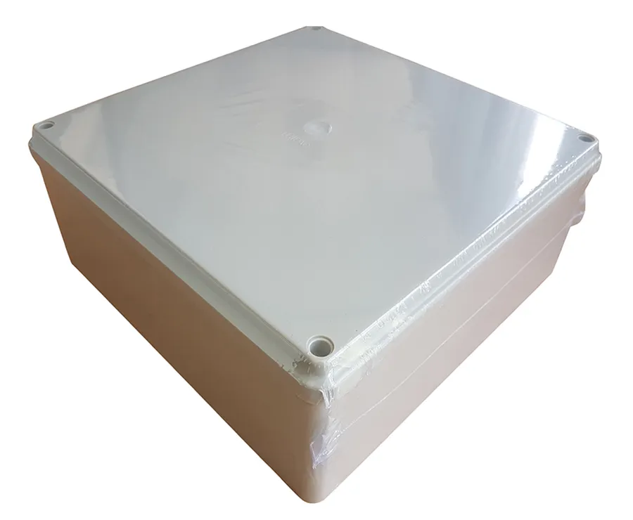 ADAPTABLE BOX PVC 225 X 225 X 75MM GREY