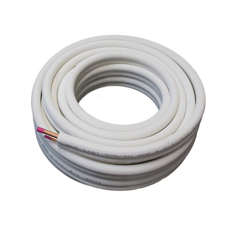 Pre-Insulated Copper Pair Coil - 20m Roll (1/4" - 5/8")