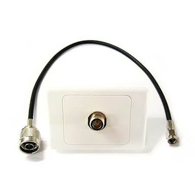 Wall Plate Kit N Female - with N-SMA Patch Cable
