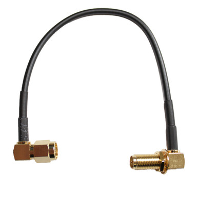 PTL-200 Coaxial Cable Right Angle RP-SMA Male to Right Angle RP-SMA Female, 70cm