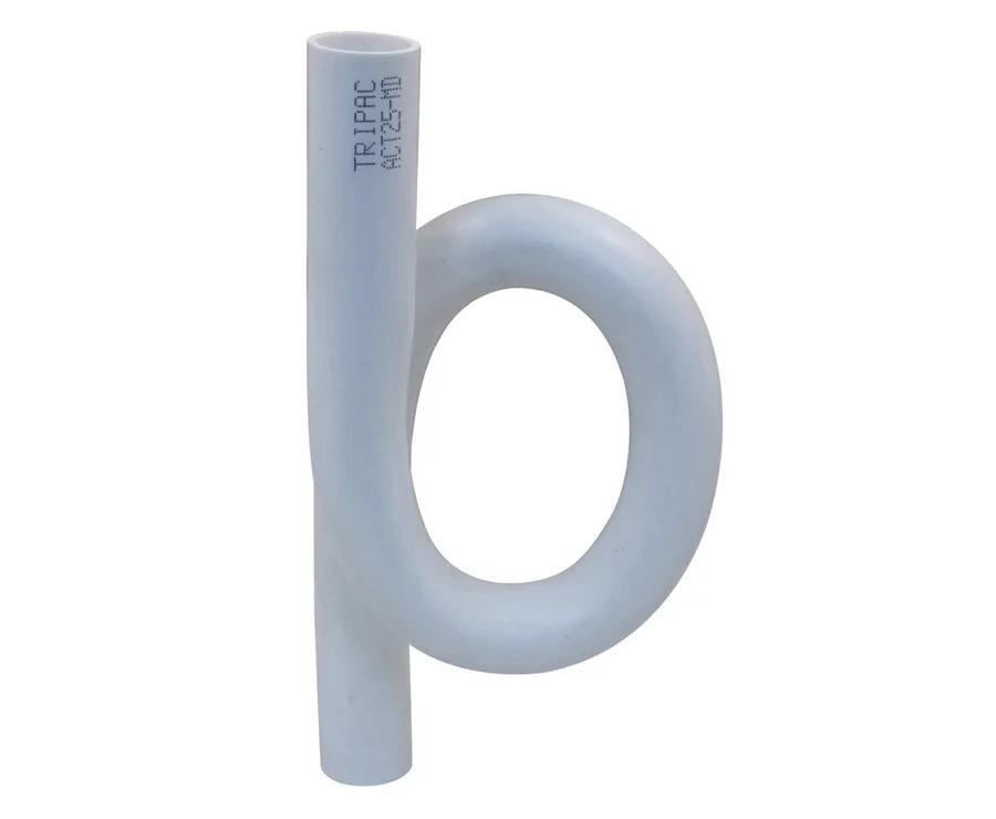 FITTING AIRCON P-TRAP PVC 25MM WHITE (pack of 10)