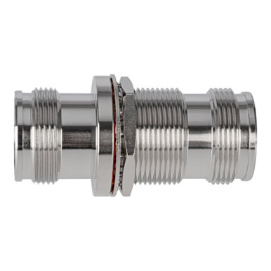 RF Adapter 4.3-10 Female to 4.3-10 Female Bulkhead