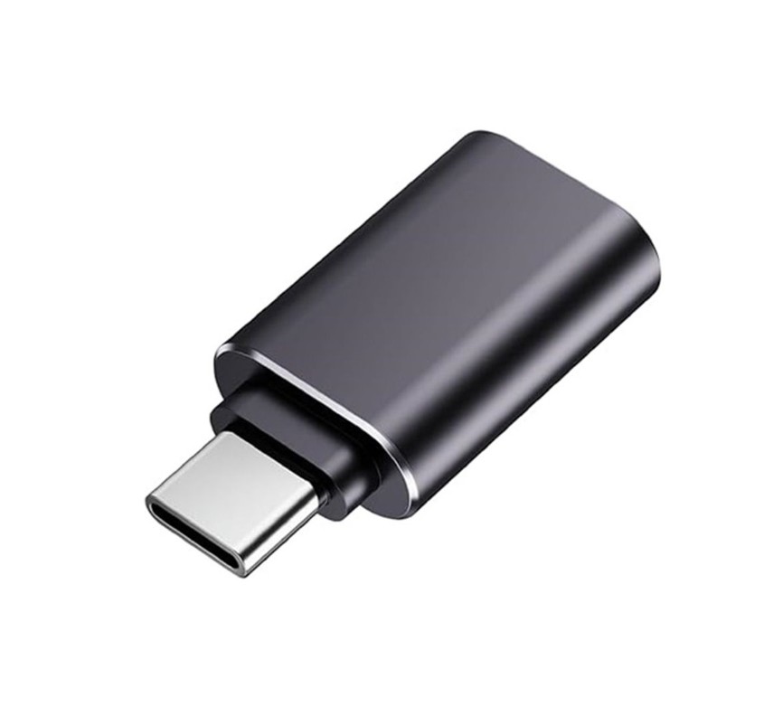 Yealink USB-A to USB-C Adapter, Black