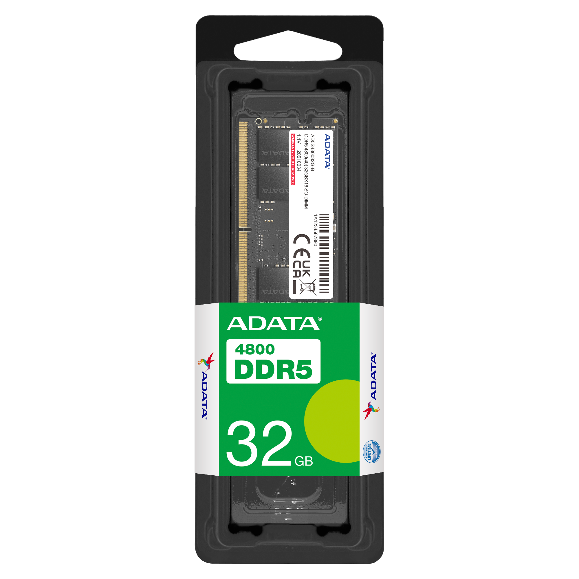 32GB (4800MHz) ADATA PREMIER SODIMM MEMORY