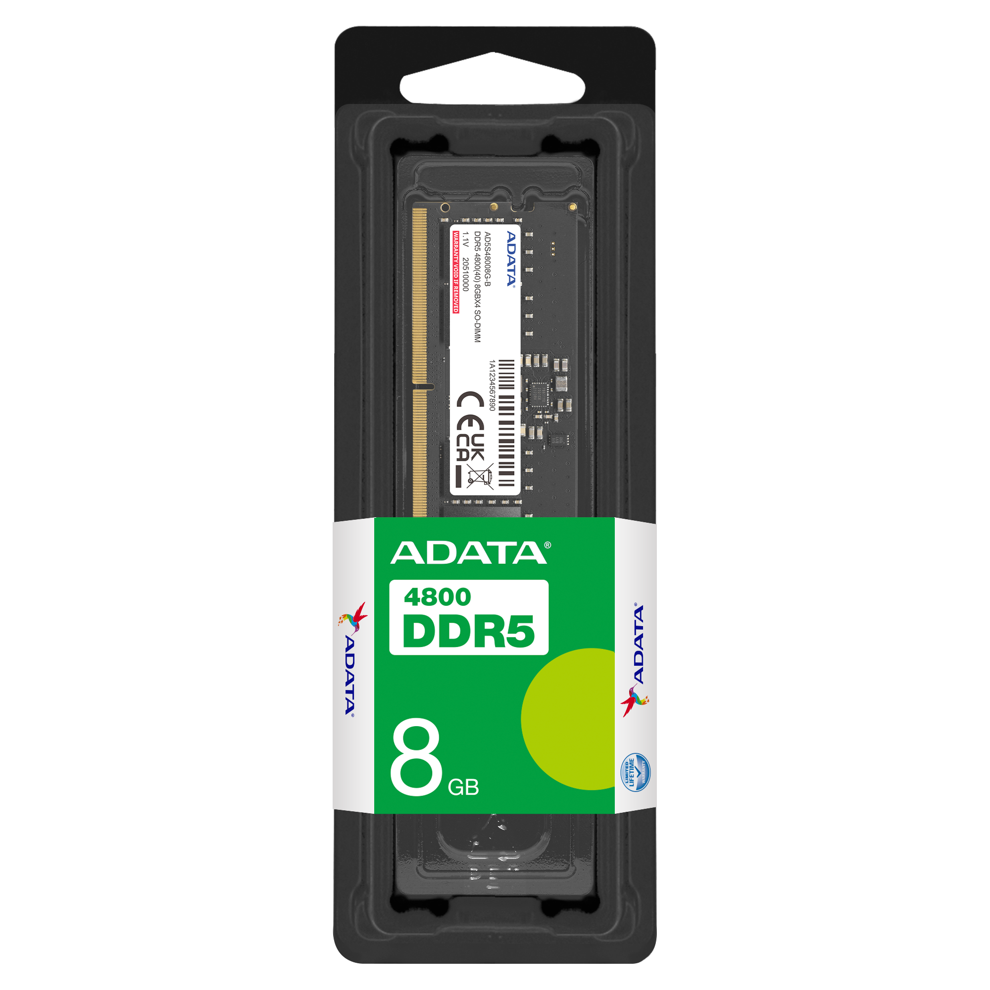 8GB (4800MHz) ADATA PREMIER SODIMM MEMORY