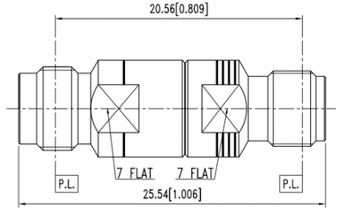 Huang Liang 2.4 mm Female to 2.92 mm Female Adapter