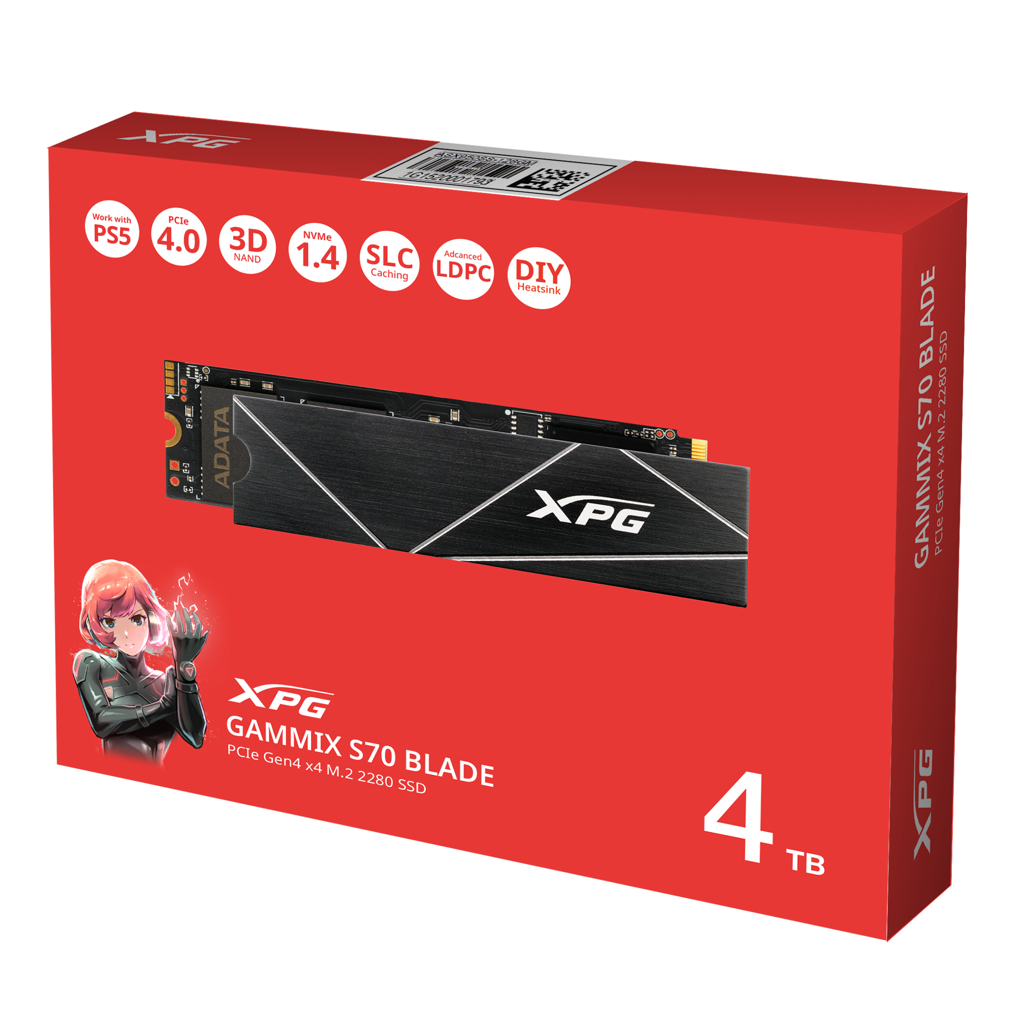 4TB ADATA GAMMIX S70 BLADE M.2 SSD