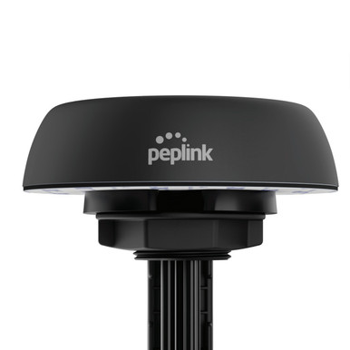 Peplink Mobility 40G (Puma 401), 4xLTE/5G, 1xGPS, 600-6000MHz, IP68, N-type, Black, 6.5ft / 2m