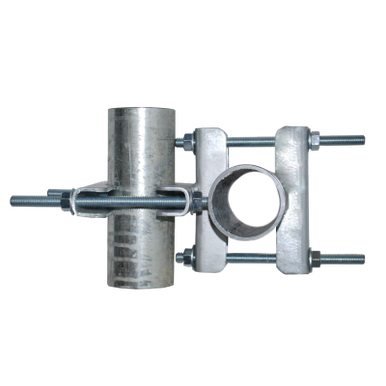 Right Angle (Crossover) Clamp Bracket, Stainless Steel