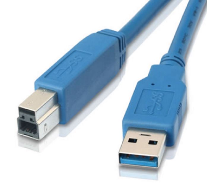 Astrotek USB 3.0 Printer Cable 1m - AM-BM Type A to B Male to Male Blue Colour for External HDD Printer Scanner Docking Station ~AT-USB3-AB-2M