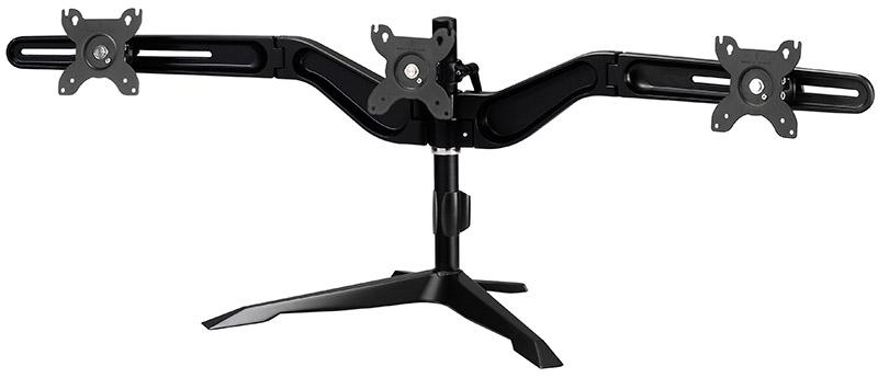AAVARA DS300 FREESTANDING TRIPLE MONITOR STAND