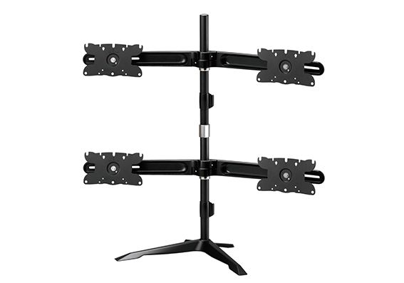 AAVARA DS410 FREESTANDING QUAD MONITOR STAND