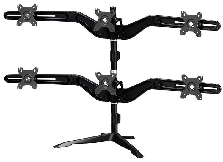 AAVARA DS600 FREESTANDING HEXA MONITOR STAND