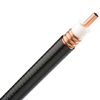 CommScope AVA5-50, HELIAX® Andrew Virtual Air™ Coaxial Cable, corrugated copper, 7/8 in, black PE jacket - 500m