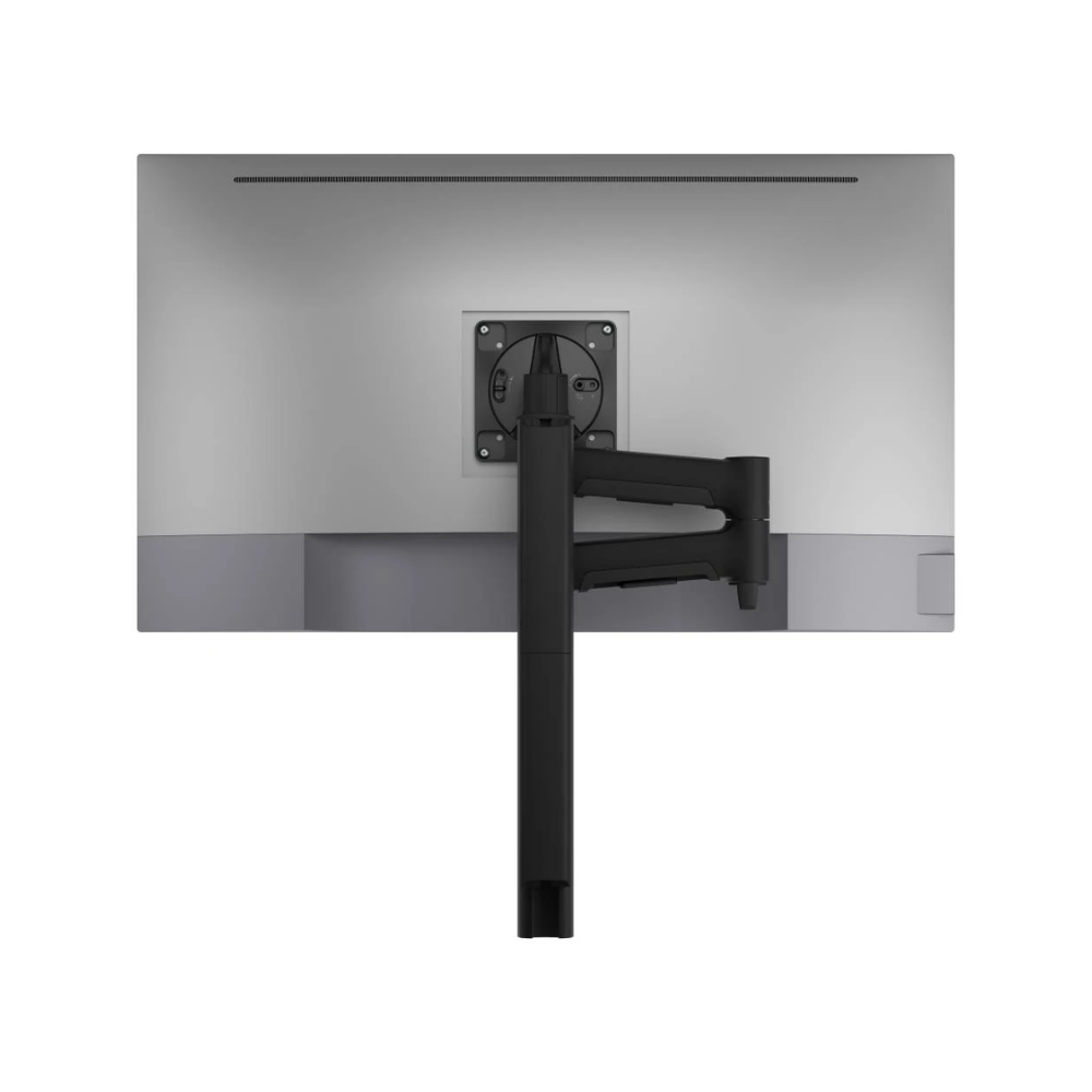 Atdec Single Monitor Arm Mount with Swing Arm - C-Clamp - Black