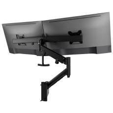 Atdec Dual Monitor Tandem Dynamic Wall Mount - Black
