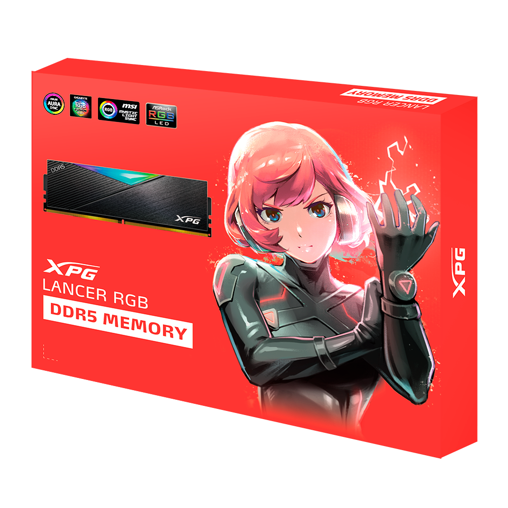 32GB KIT (6000MHz) ADATA XPG LANCER GAMING MEMORY BLACK/RGB