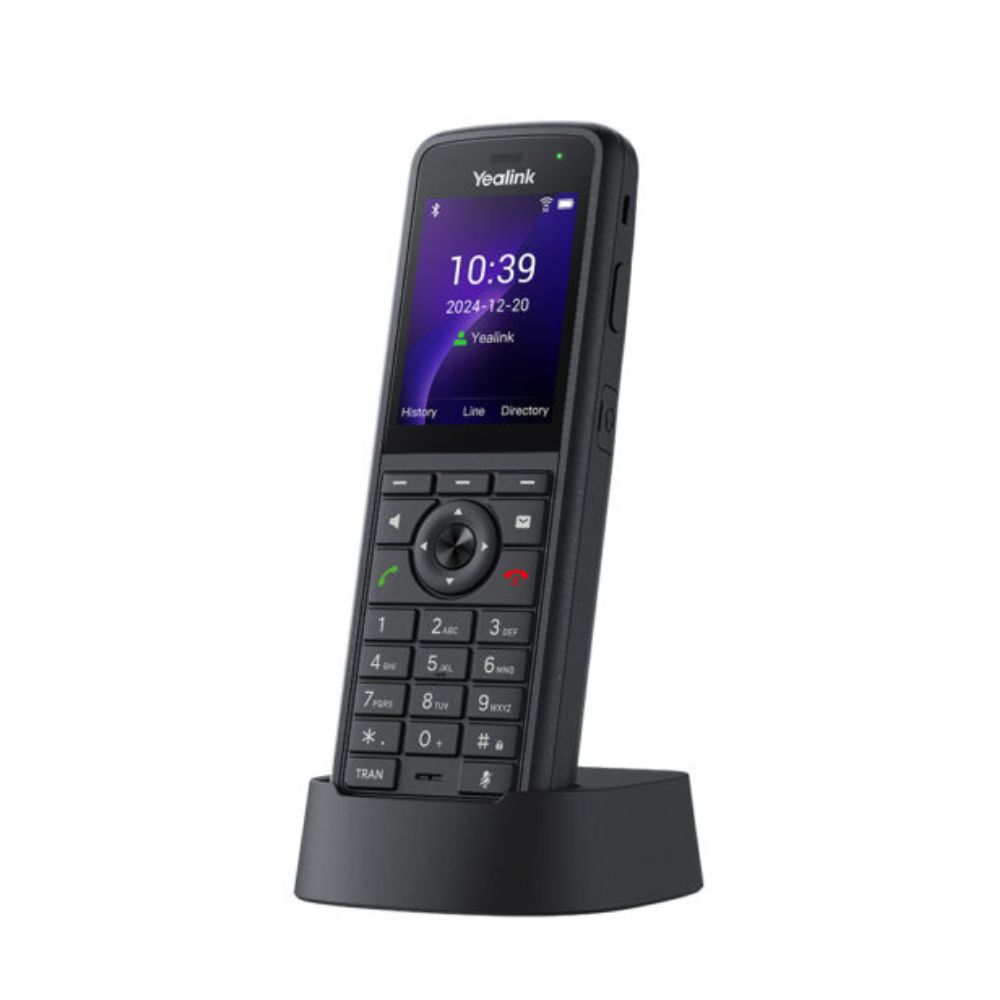 Yealink AX86R Rugged Wi-Fi IP Phone, 2.4' Color Display, IP67 Rated, HD Audio, Bluetooth 5.0, Wi-Fi 6, 13h Talk Time, 4 SIP Accounts, Type-C Charging