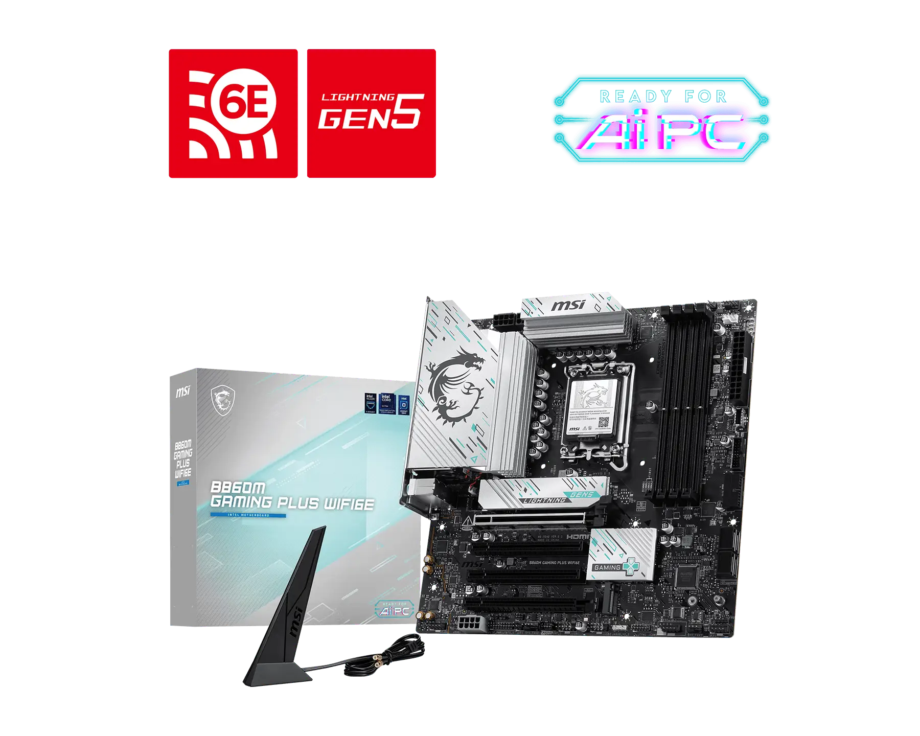 MSI PRO B860M GAMING PLUS WIFI6E MOTHERBOARD