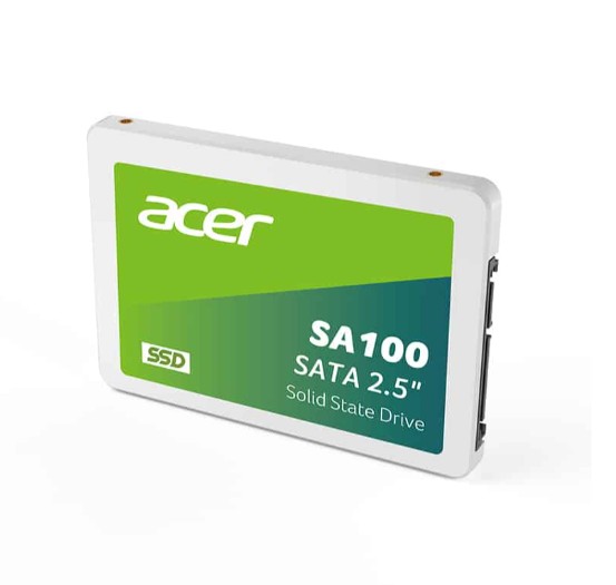 ACER SA100-240GB 2.5″ SATA lll SSD Writing Speed 449MB/s Reading Speed 549MB/s BL.9BWWA.102 - 3 Year Warranty